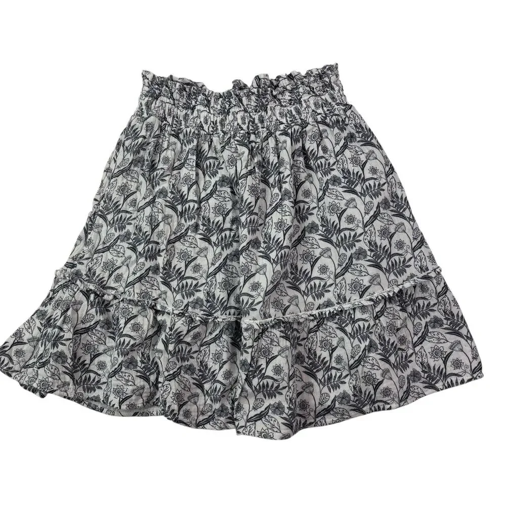 Cupcakes &‎ Cashmere Women's XL Floral Cottagecore Pull On Elastic Waist Skirt - Picture 10 of 16